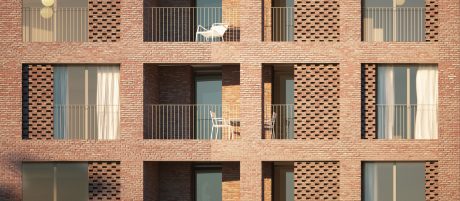 88 housing units Pantin, Brick Award 22 Category "Living together", Architects: Avenier Cornejo Architects, view at facade