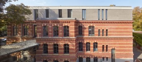kontorhaus, leipzig, aufstockung, aufbau, sanierung, renovation, poroton, s9-mw, hlz 17,5-1,2, pfz 24,0, ziegeldecke,  brick-ceiling,knoche architekten
