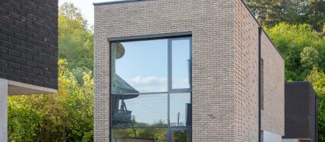 Three familiar living houses in Kaunas