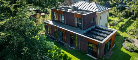 Renovation of an orangery with ClickBrick Pure in Baarn 