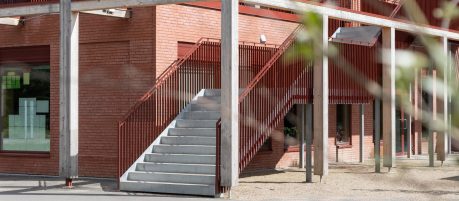 Brick: EW2207 Rød mørk | Ny Dybkærskole, Gødvad