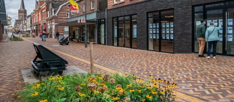Redesign of public space | Center, Tegelen | Paving bricks: Tegelen mix and the Bruno, Rosa, and Zonnebloem DF