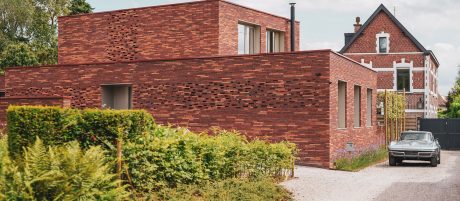 Individual Housing Villa Masquet Lille with Terca Ecobrick Wasserstrich Atica Rouge