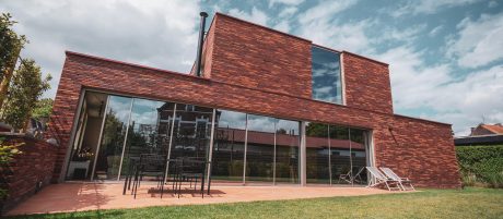 Individual Housing Villa Masquet Lille with Terca Ecobrick Wasserstrich Atica Rouge