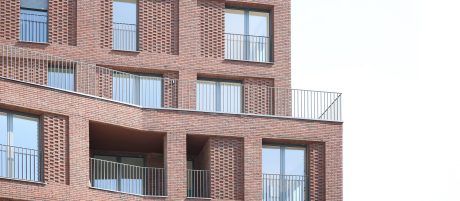 88 housing units Pantin, Brick Award 22 Category "Living together", Architects: Avenier Cornejo Architects, view at facade