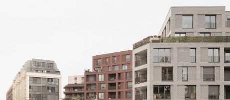 88 housing units Pantin, Brick Award 22 Category "Living together", Architects: Avenier Cornejo Architects, view at both buildings