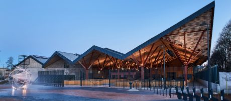 Balti Jaam Market in Tallinn. Used materials: Penter Dresden and Westminster pavers