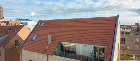 Roof tiles - Datura Naturrød - Oluf Bagers Plads, Denmark