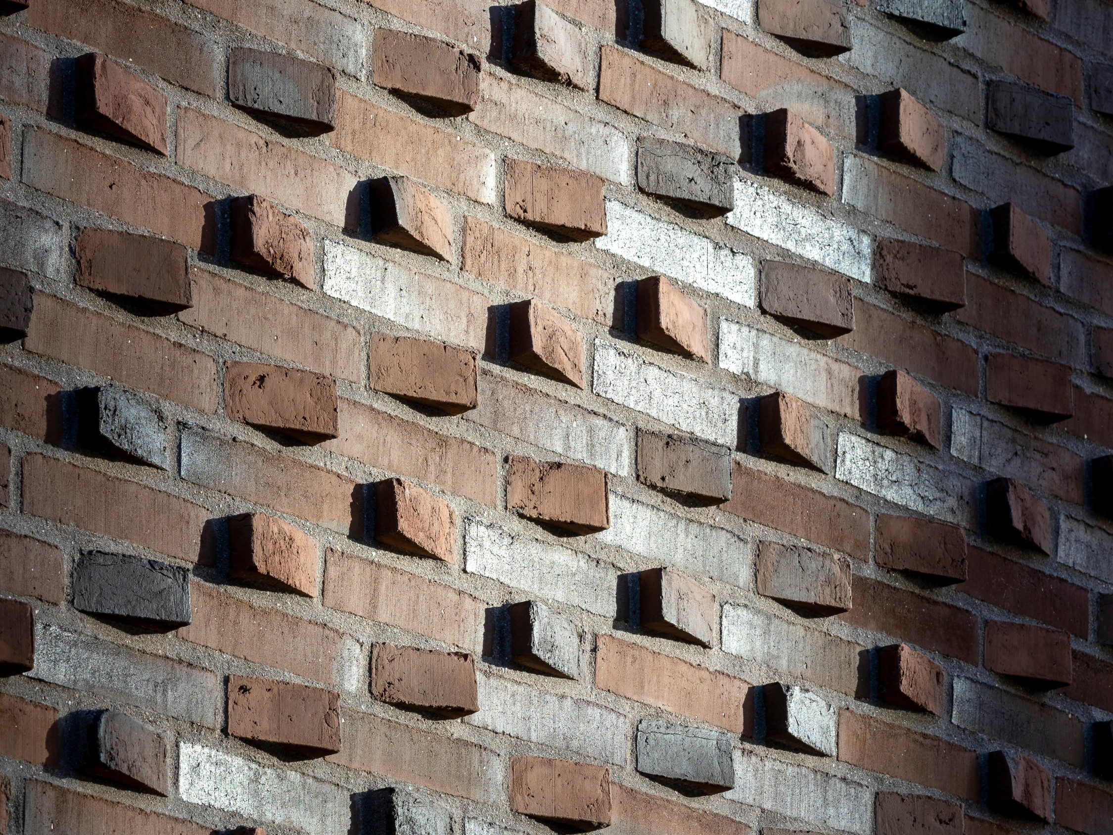 School Building in Copenhagen, Facing Brick - 2.4.78 Brown Devil