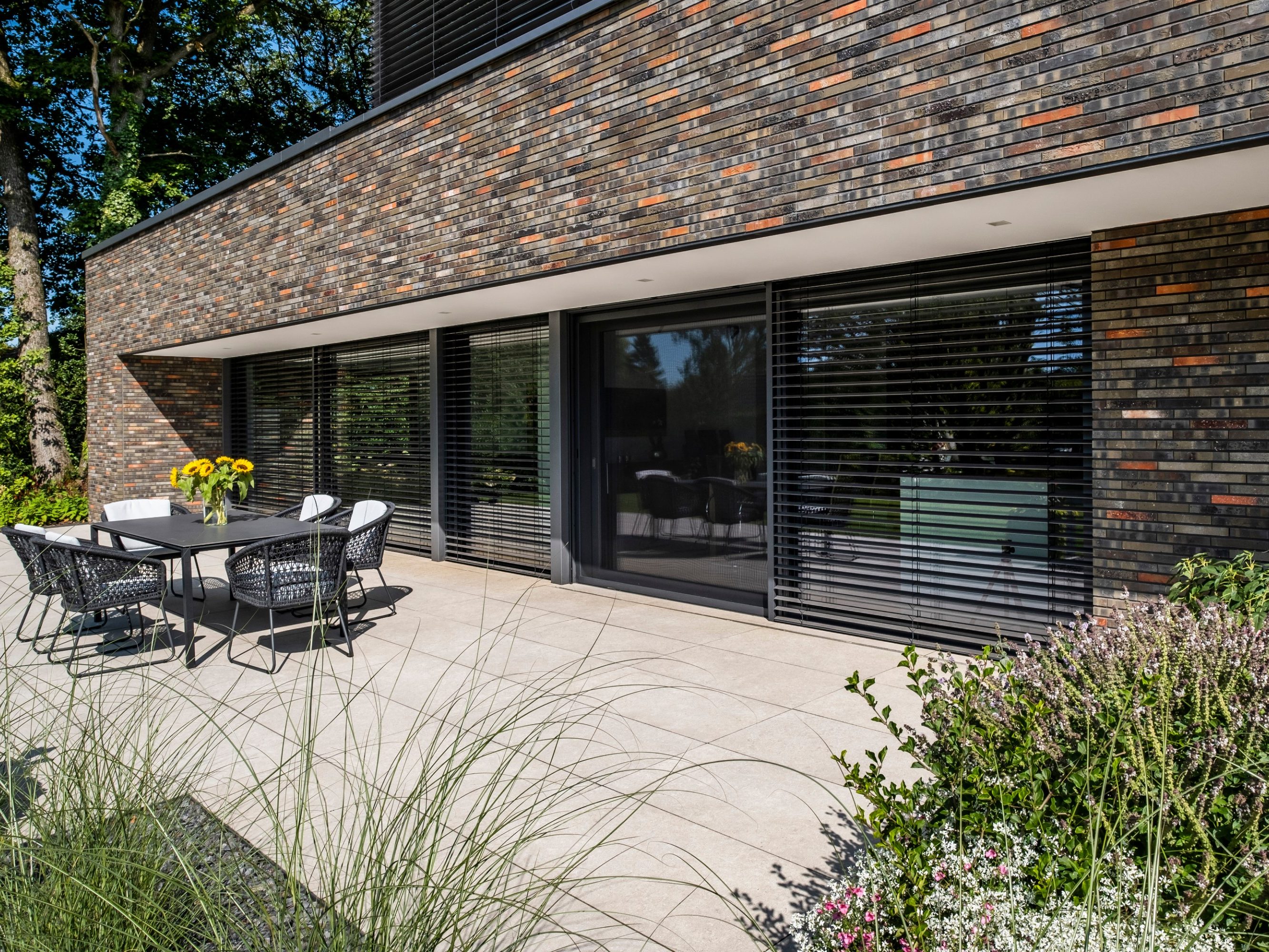 Engelshove Architekten, Terca Eco-brick Archipolis Onyx Zwart und Cadet Zwart (10%), Objektsortierung, Poroton Plan-T18, ZWP-Plan,, Pflasterklinker Penter Ares