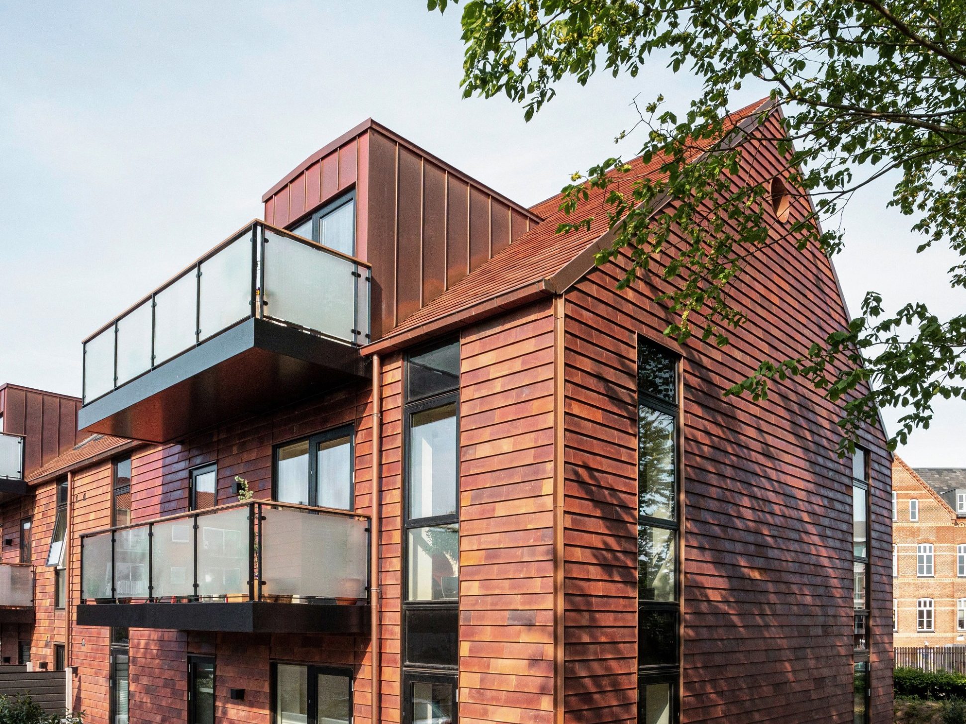 Facade cladding: Arena 500L Nordic Red | Bethleham Parish Hall, Hillerød (Denmark)