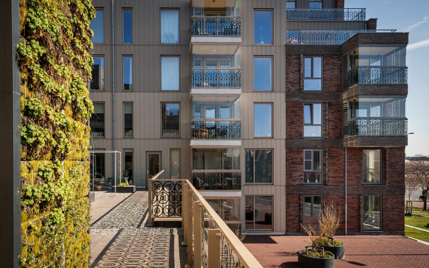 New construction sustainable apartments with Bloemen series project Cascade Alkmaar