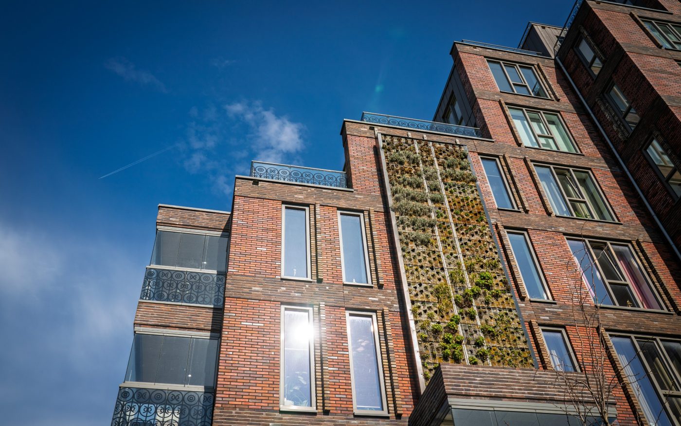 New construction sustainable apartments with Bloemen series project Cascade Alkmaar