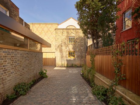 Gilbert and George at the Gilbert and George Foundation in East London, November 2020