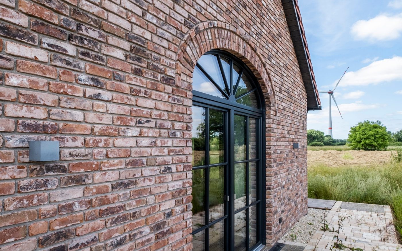 Retro Vormauerziegel, Rustica Olde Wells, Oude-Serie, Umbau, Sanierung, ehemaliger Hühnerstall,, Engelshove Architekten, Haus Görlich, 