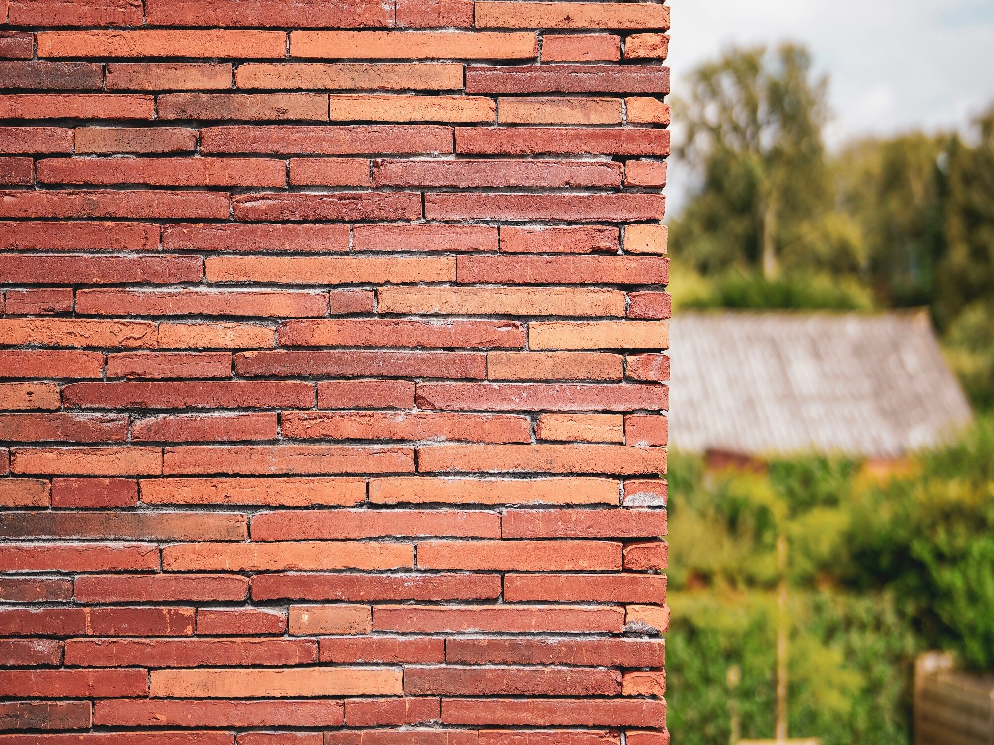Individual Housing Villa Masquet Lille with Terca Ecobrick Wasserstrich Atica Rouge