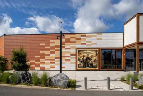 RENOVATION shopping center AU SHOPPING Cladding ARGETON ET TERREA, existing cladding, haut-de-france