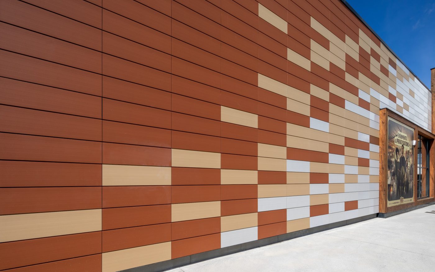 RENOVATION shopping center AU SHOPPING Cladding ARGETON ET TERREA, existing cladding, haut-de-france