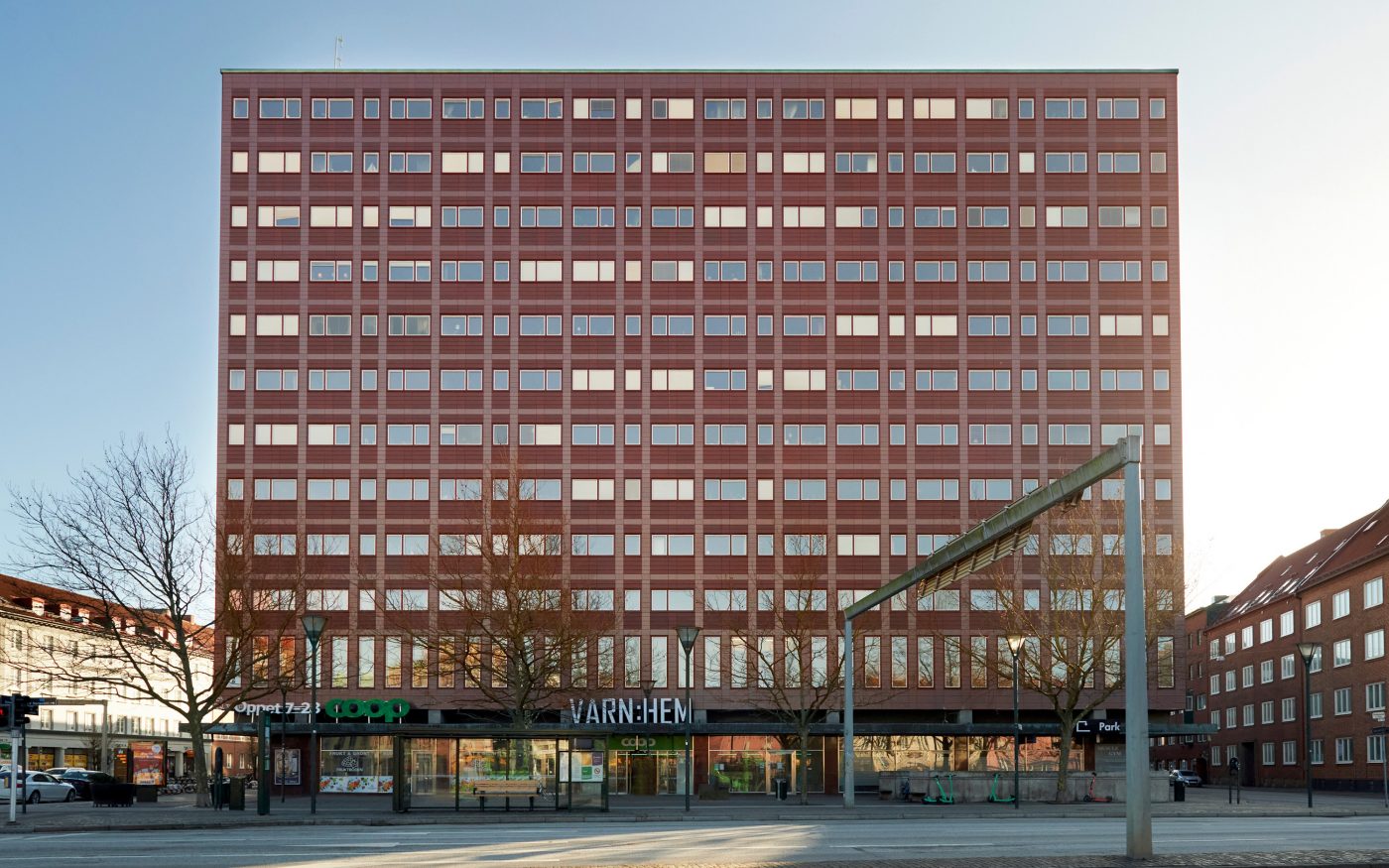 Facade cladding: Argeton Tampa - Argeton Lineo | Värnhemstorget, Sweden