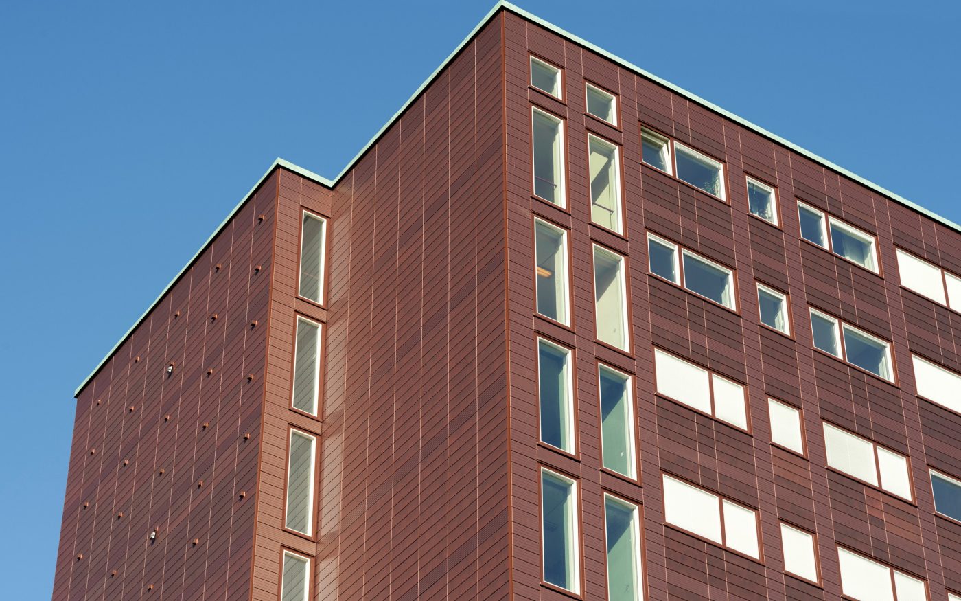 Facade cladding: Argeton Tampa - Argeton Lineo | Värnhemstorget, Sweden