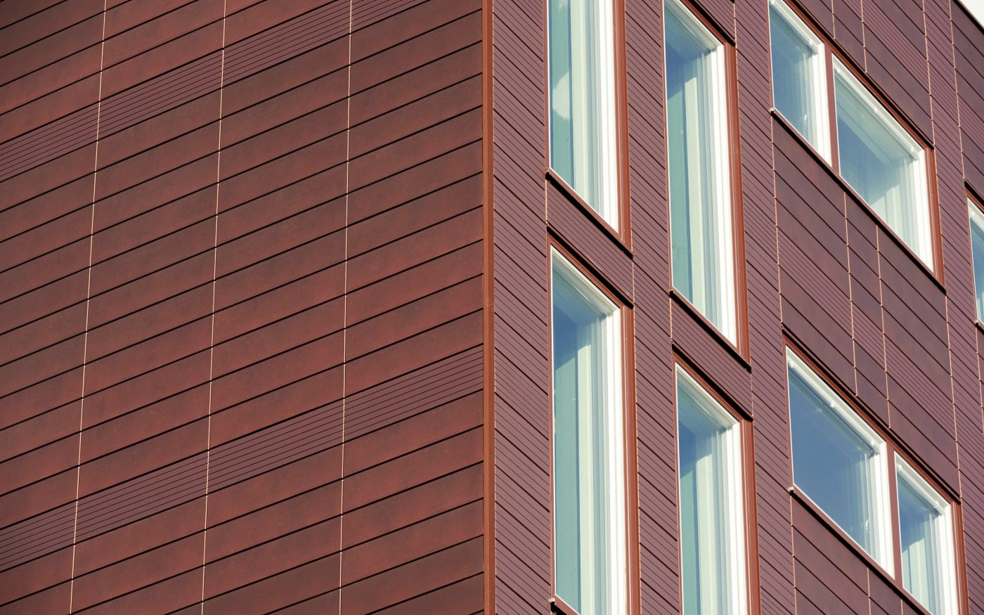 Facade cladding: Argeton Tampa - Argeton Lineo | Värnhemstorget, Sweden