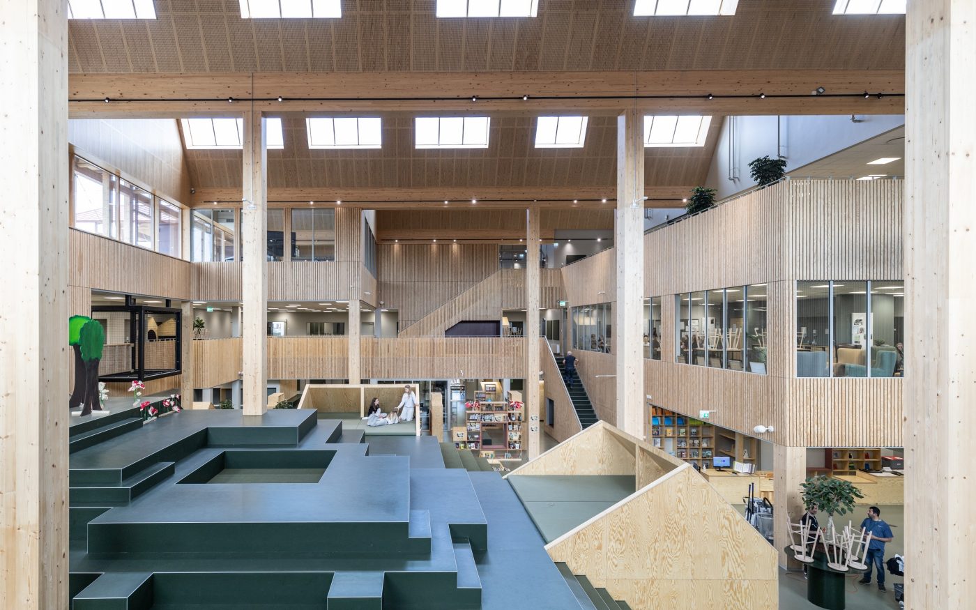 Brick: EW2207 Rød mørk | Ny Dybkærskole, Gødvad