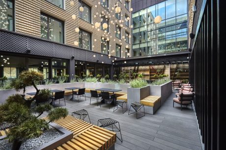 PURO hotel in Krakow Poland made with Binz 430 Terca brick