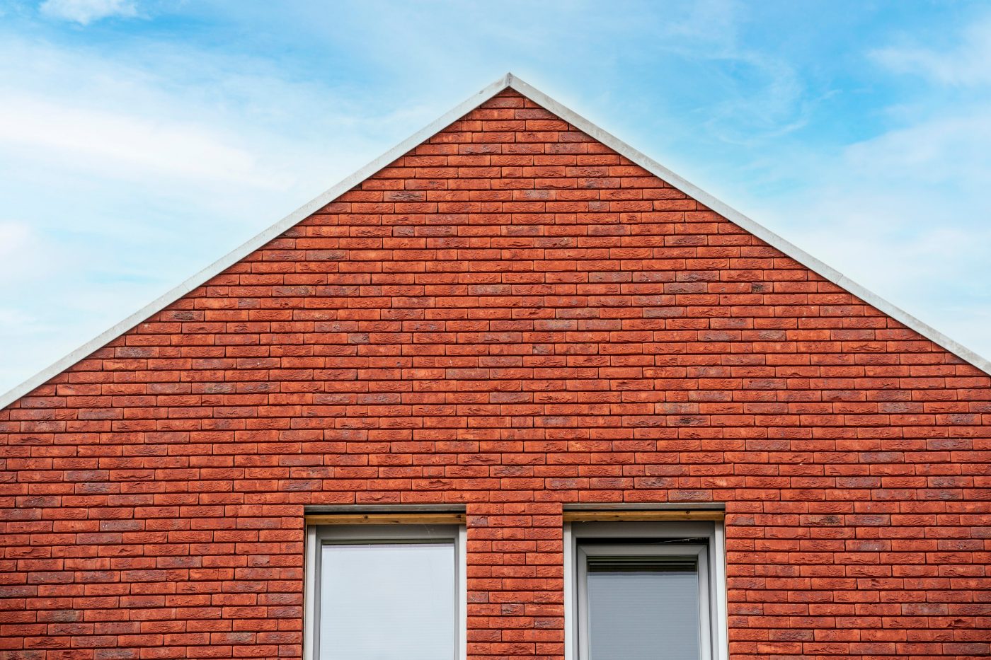 Product: ClickBrick Pure HV Blauwrood genuanceerd, Andalucia, Zwart. Contractor: Ekowood Houses, Verhaegh Ekobouw en Bouwbedrijf Regeling. New construction project Ekowood Houses | Wiarda, Leeuwarden