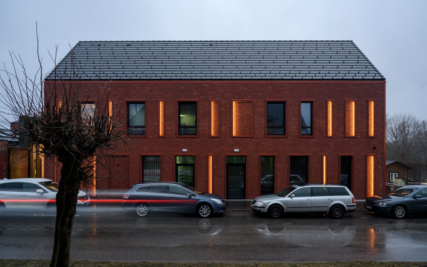 Health club of Suure-Jaani, Estonia. Used materials: Terca Nordic Line Stockholm clinker bricks in FAT65 format from Aseri plant. Photographer: Tõnu Tunnel.