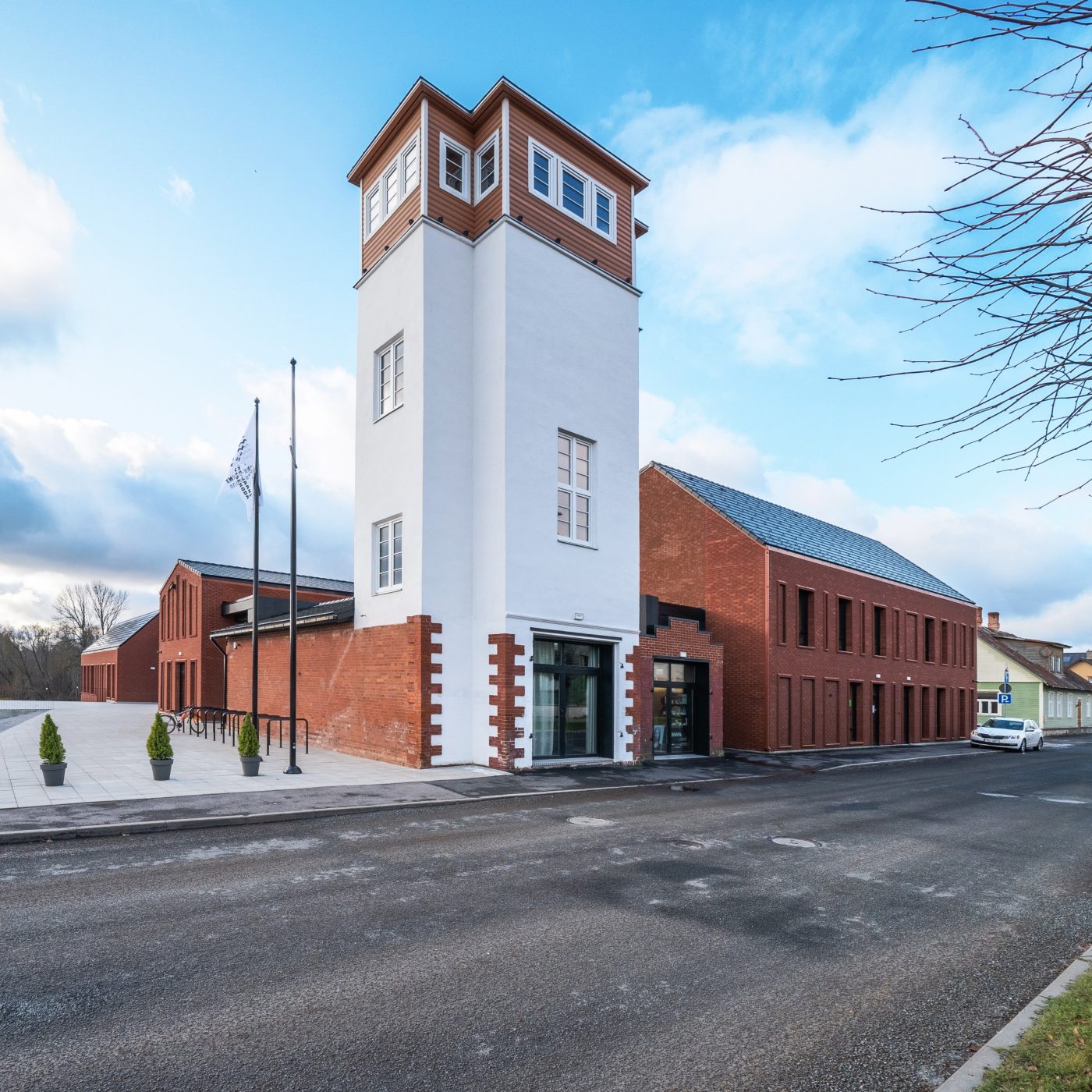 Health club of Suure-Jaani, Estonia. Used materials: Terca Nordic Line Stockholm clinker bricks in FAT65 format from Aseri plant. Photographer: Kristian Lust.