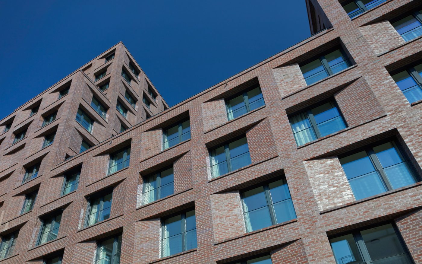 Max Dudler, Strangpressziegel, Bristol (ehemaliger Sortenname), Studentenwohnheim, Hainholz, Schulenburger Landstraße 114