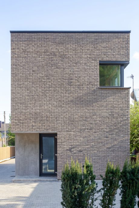 Three familiar living houses in Kaunas