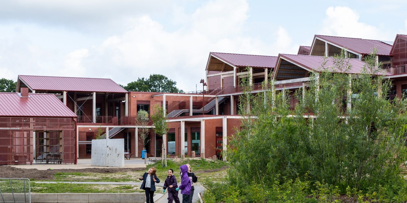 Brick: EW2207 Rød mørk | Ny Dybkærskole, Gødvad