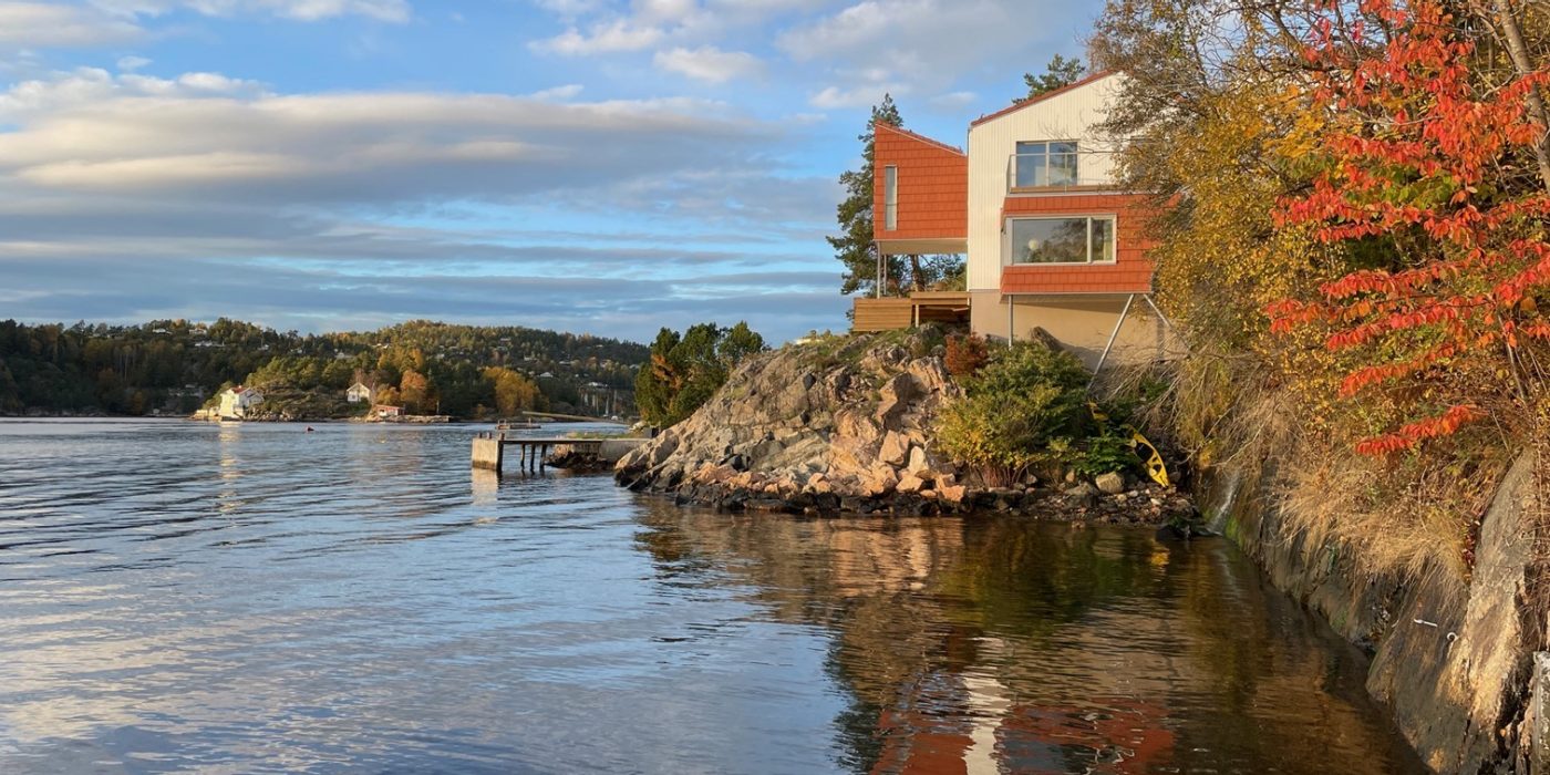 Facade cladding: Actua Naturrød | Gylteveien 4, Norway