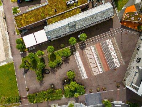 Bekledningstegl: Norten - Bretagne - Argenti - Fico Wasserstrich - Bruno - Paviona - Nero Wasserstrich | Ålgård Sentrum, Gjesdal