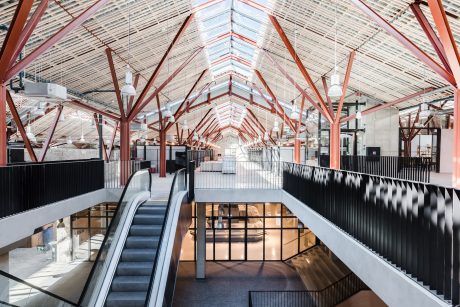 Balti Jaam Market in Tallinn. Used materials: Penter Dresden and Westminster pavers