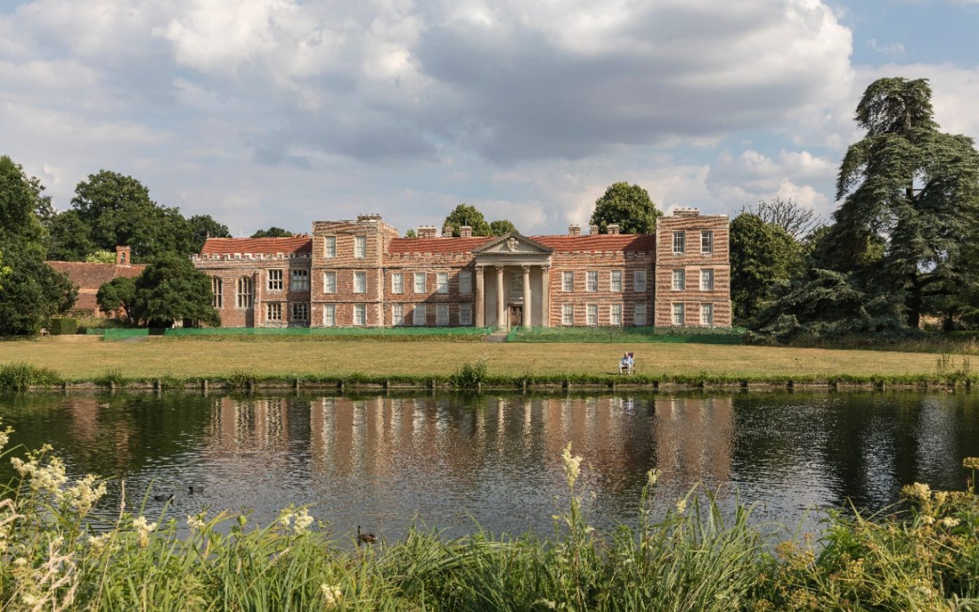 The Vyne stately home, roof renovation with Keymer tiles