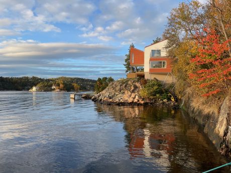 Facade cladding: Actua Naturrød | Gylteveien 4, Norway
