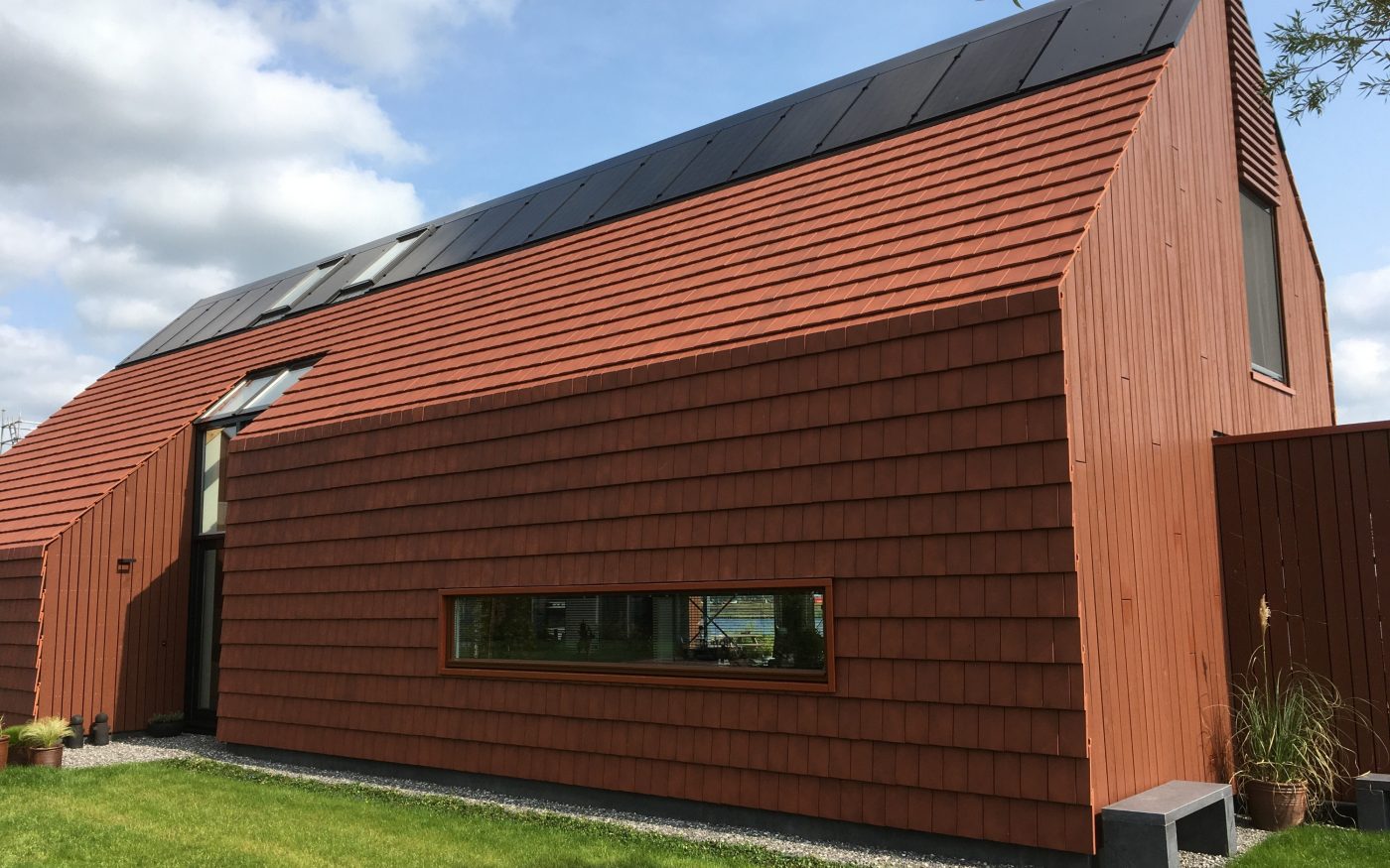 New Construction Open - Detached House | Meerstad | Architect: Architectuurstudio SKA | Contractor: Buildingcompany van Dijk | Rooftile: Vauban gewolkt engobe