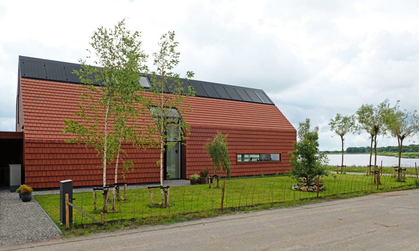 New Construction Open - Detached House | Meerstad | Architect: Architectuurstudio SKA | Contractor: Buildingcompany van Dijk | Rooftile: Vauban gewolkt engobe