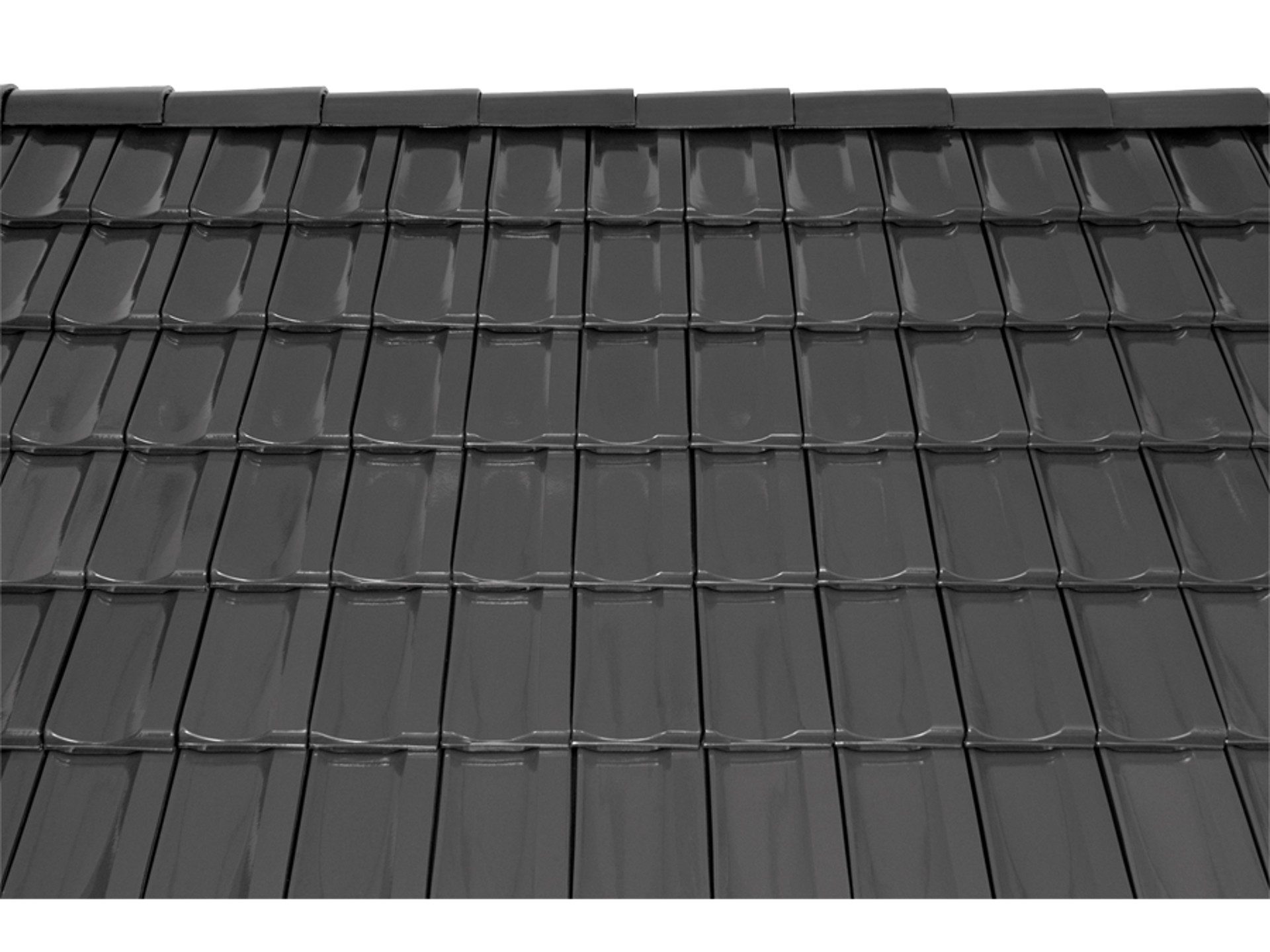 Surface image Tondach rooftile Mulde Verschiebeziegel amadeus grey, Flächenbild Tondach Mulde Verschiebeziegel Amadeus Grau