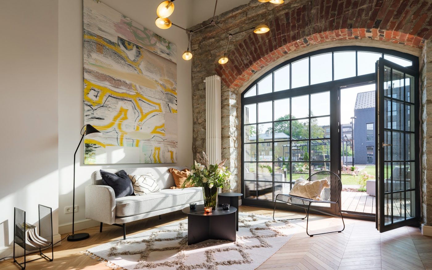 Klausson Candy Factory, Tallinn, Estonia. Used materials: Pottelberg 301, anthracite engobe. Photo: Endover Kinnisvara and Kaupo Kalda.