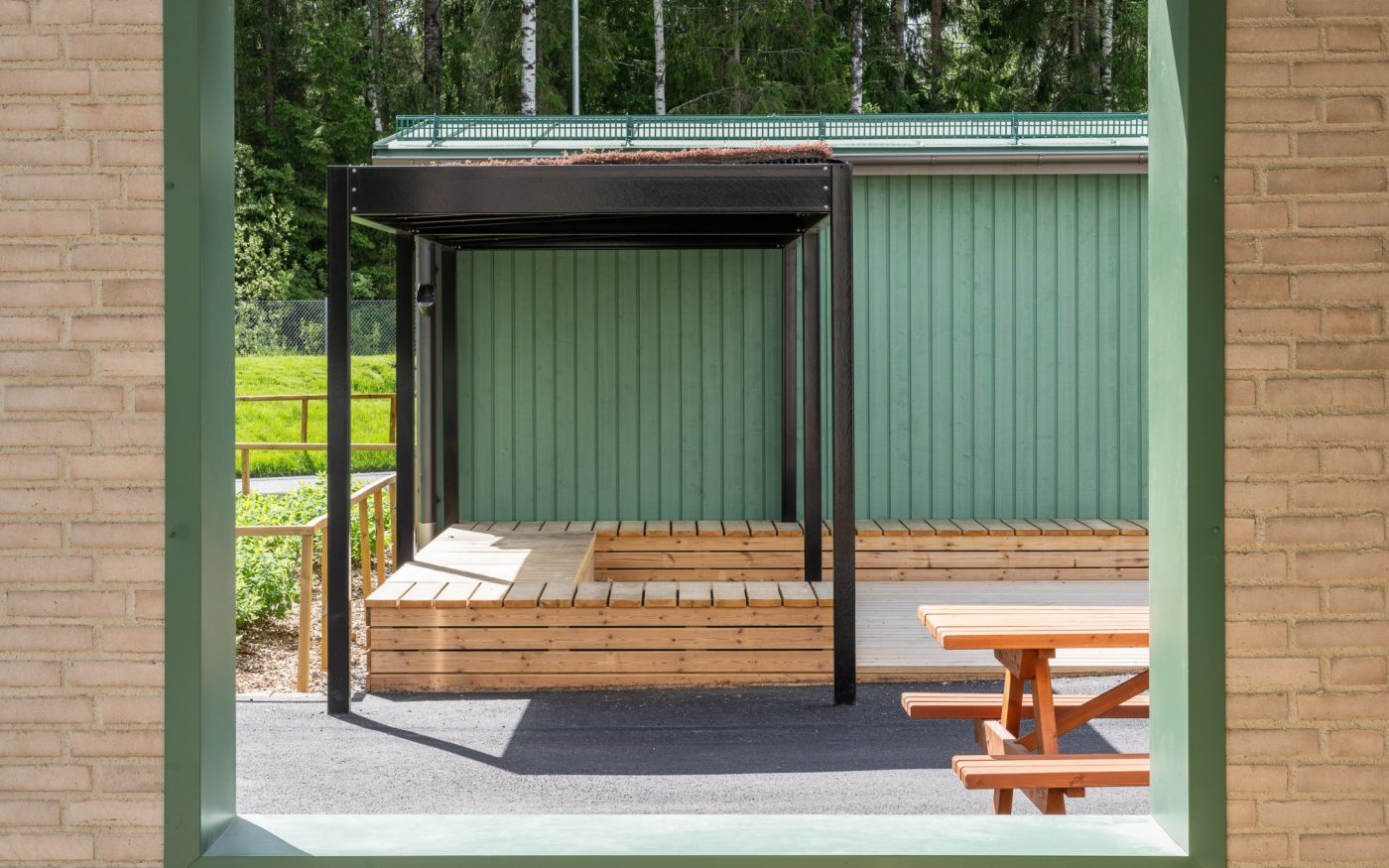 Fasadtegel: EW2163 Cassis | Vittinge Förskola