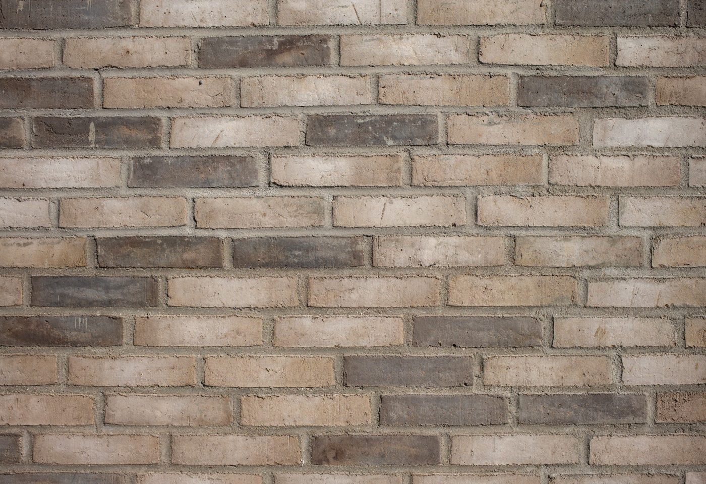 Apartment Building in Copenhagen, Mix of Facing Bricks W 450 Jern and W 447 Flint