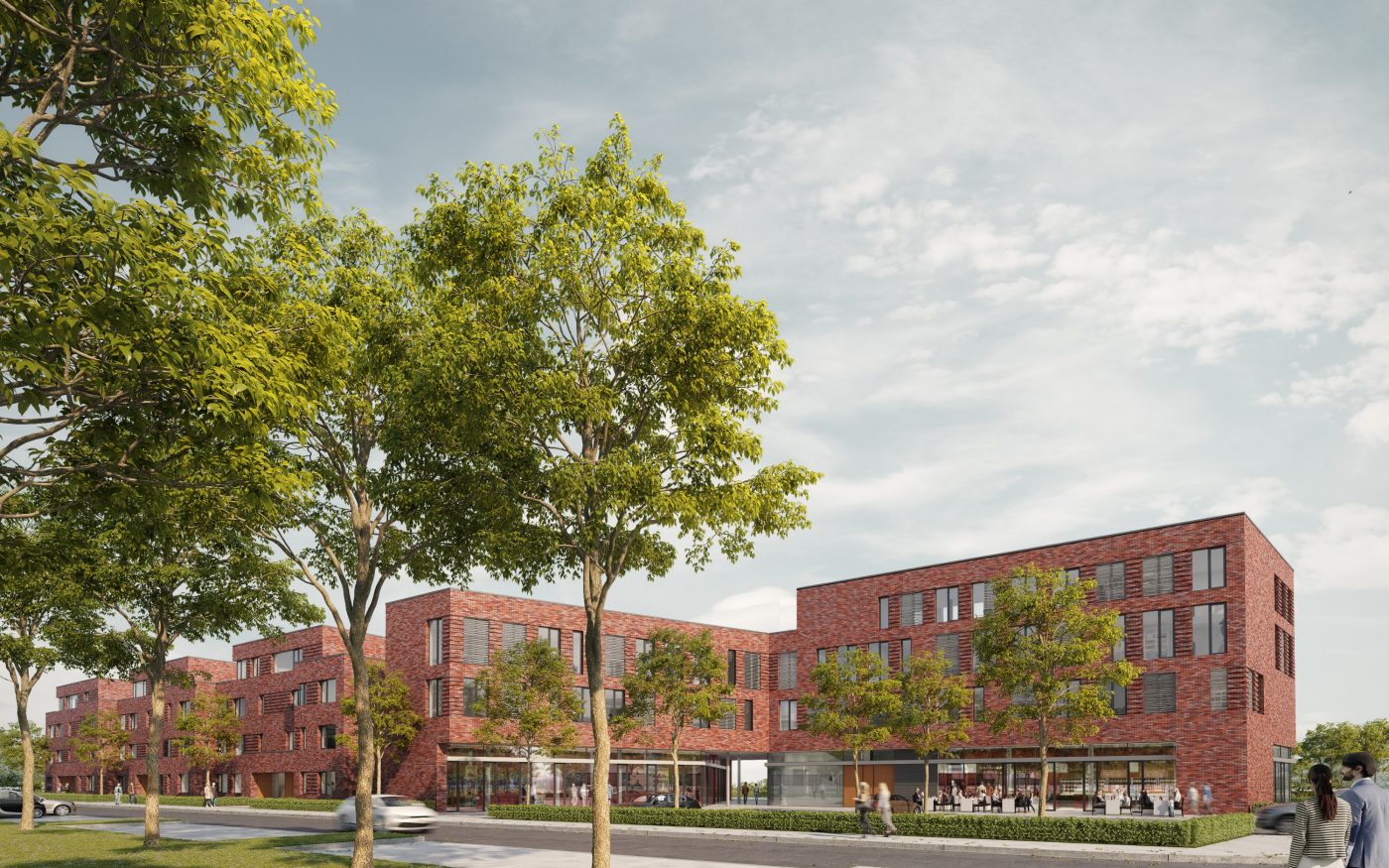 R102, S8- und T7-49,0-MW, Poroton plus Riemchen, Passivhaus-Niveau, Hannover Misburg, Willi-Blume-Allee, Hans-Werner-Lampe-Weg, Kiefer Sander Architekten,, GETEC Immobilien